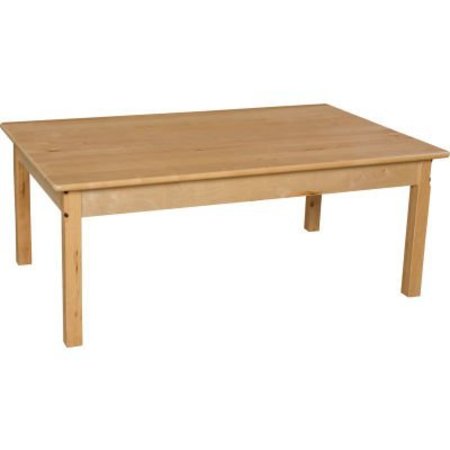 WOOD DESIGNS ‚Ñ¢ 30" x 48" Rectangle Table with 18" Legs WD83418